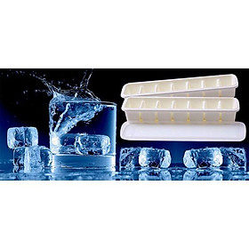 Mua Bộ 2 khay làm đá làm thạch đựng đồ ăn dặm cho bé có nắp đậy  làm từ nhựa cao cấp chống mùi tuyệt đối