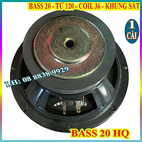 CỦ LOA BASS 20 TỪ 120 COIL 36 HÀN QUỐC TỪ 120 CHÍNH HÃNG HQ - GIÁ 1 CHIẾC