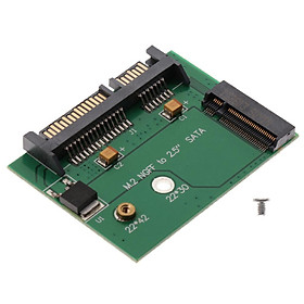 M.2 NGFF SSD to 2.5inch SATA Adapter Converter Card Support B-key (M.2 SSD)