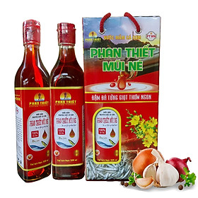 Nước mắm nguyên chất cá cơm độ đạm 30 Phan Thiết Mũi Né - Chai 520ml
