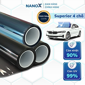 Phim cách nhiệt ô tô 4 chỗ gói phổ thông NanoX