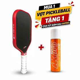 Vợt AKpro Pickleball Pro-Power 4.0 - Red Carbon T700