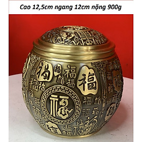 Mua Hũ đựng trà cao cấp chất liệu bằng đồng MS0485