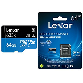 Mua Thẻ Nhớ 64G Lexar Micro SDXC Tốc Độ 100Mb/s Kèm Adapter - Hàng Chính Hãng