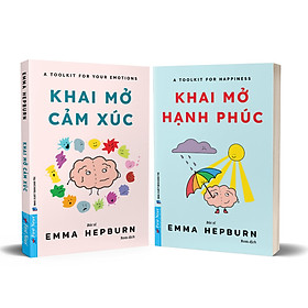 Sách Combo Khai Mở Cảm Xúc + Khai Mở Hạnh Phúc - First News