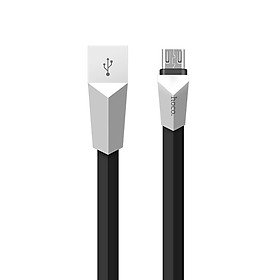 Cáp sạc (Micro USB) Hoco X4 hỗ trợ truyền dữ liệu, sạc nhanh 2.4A MAX, dây sạc dẹt chống rối tuyệt đối, được làm từ chất liệu ABS, TPE siêu bền, dành cho Samsung, Huawei, Xiaomi, Oppo, Sony, dài 120cm - Hàng chính hãng