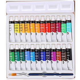 Màu Vẽ Dạng Bột Tuýp Baoke 24 Màu WP804-5ml
