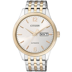 Đồng Hồ Nam Citizen Dây Thép Không Gỉ NH7504-52A - Mặt Trắng (Sapphire)