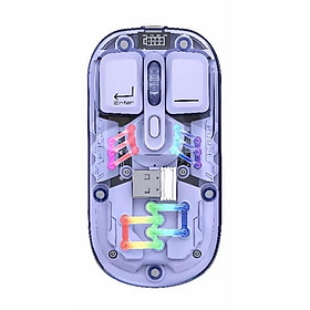 Mua Chuột bluetooth không dây cao cấp TEKKIN JERTECH WB112 thiết kế trong suốt  - hàng nhập khẩu