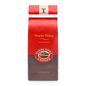 Hình ảnh Cà Phê Rang Xay Truyền Thống Highlands Coffee (200g)