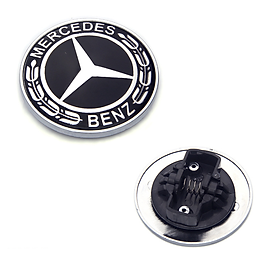 01 chiếc Logo nắp capo đầu xe ô tô Mercedes W204 đường kính 57mm