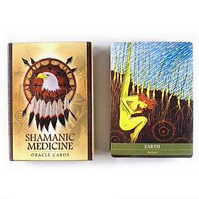 Bộ Bài Shamanic Medicine Oracle 50 Lá Bài Tặng Đá Thanh Tẩy