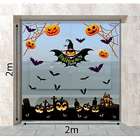 DECAL TRANG TRÍ HALLOWEEN 2023 COMBO SỐ 29