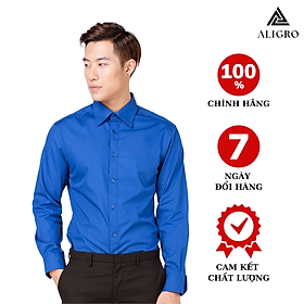 Áo sơ mi dài tay công sở nam dáng Slim mã ALGS040