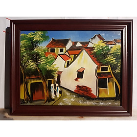 Mua TRANH VẼ SƠN MÀI PHỐ CỔ HÀ NỘI