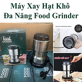 Mua Máy Xay Hạt Khô Inox Đa Năng Food Grinder 8 Lưỡi Cực Bén Có Tay Cầm Tiện Lợi
