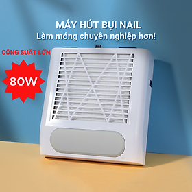 Máy Hút Bụi Nail BQ858-8, Máy Hút Bụi Móng Cao Cấp Công Suất Lớn 80W, Hút Siêu Sạch Chuyên Dụng Cho Ngành Nail