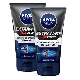 Bộ 2 Sữa Rửa Mặt Nivea Men Bùn Khoáng Sáng Da Và Mờ Vết Thâm Mụn (100g*2)