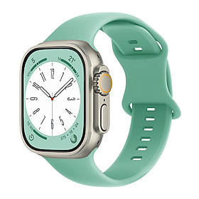 Dây Silicon Khóa Thể Thao cho Apple Watch Series 1/2/3/4/5/6/7/8/9/SE1,2 & Apple Watch Ultra 1/2 Size 38/40/41/42/44/45/49mm - Hàng Chính Hãng
