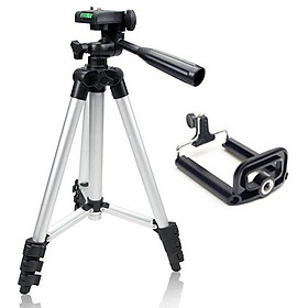 Hình ảnh Review Bộ giá đỡ điện thoại, máy ảnh 3 chân tripod