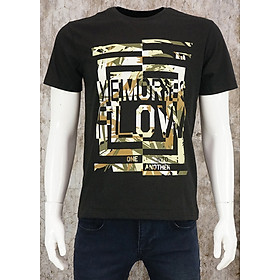 Áo Thun In hình Camo Memories Flow - Màu Đen