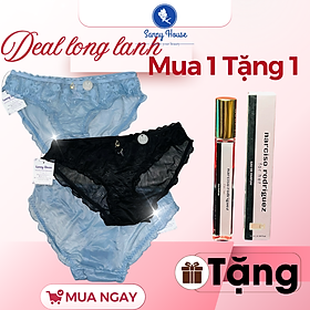Combo Mix 3 Quần Lót Nữ Cao Cấp Nhiều Mẫu Xinh Xắn Tặng Kèm Nước Hoa Chiết 10ml Chính Hãng