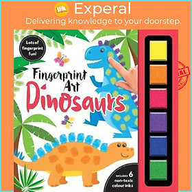 Hình ảnh Sách - Fingerprint Art Dinosaurs by Unknown (paperback)