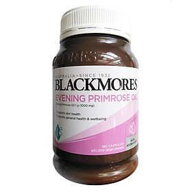 Tinh dầu hoa anh thảo - Blackmores Evening Primrose (190 viên - MẪU MỚI NHẤT)