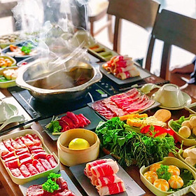 Buffet Lẩu Rakuen Hotpot Menu 199K