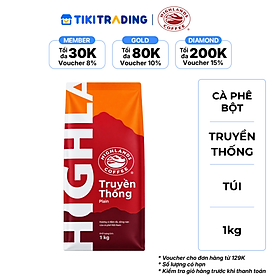 Cà phê bột Truyền thống Highlands Coffee 1kg