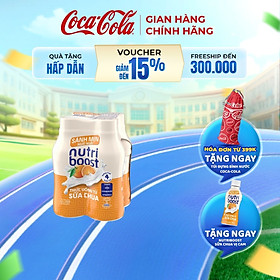 Combo 2 Lốc 4 Chai Thức Uống Từ Sữa Chua Nutriboost Vị Cam 170ml/chai  Cocacola Sale 25.10_TK