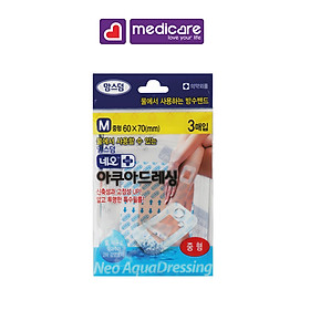 Băng Cá Nhân MomsDerm Neo Waterproof Aqua Bandage Chống Thấm Nước