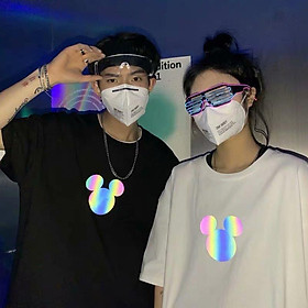 2 Color【M-5XL】Fashion Short Sleeve T-shirt Men Printed Personality Pattern Student Couple Short T-shirt Unisex T-shirt Summer New Style Oversize Couple Wear
