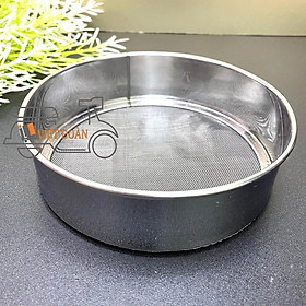 RÂY BỘT, LỌC DỪA, RẮC CA CAO 14.5 cm - INOX sáng bóng, LƯỚI KHÍT. Dụng cụ làm bánh, nấu ăn