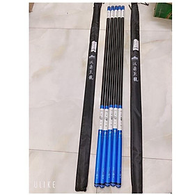 Cần câu tay dài 6m3 han ding x6 độ cứng 5h cần tải cá 10kg y hình