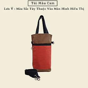 Mua Túi Vải 2 Lớp Đựng Bình Giữ Nhiệt 1000 - 1500ml Có Dây Đeo Chéo Thủ Công