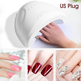 48W LED Nail Lamp Professional Nail Dryer Gel Polish Light UV Nail Light with 3 Timer Setting Nail Polish Curing Gel LED