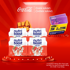Lốc 24 Chai Thực phẩm bổ sung Nước uống sữa trái cây Nutriboost Energyze Blend 297ml/Chai Coca-Cola Official Store Sale 25.10_TK