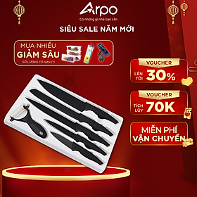 Mua Bộ Dao Nhà Bếp Đa Năng 6 Món Cao Cấp Làm Từ Thép Chống Rỉ 3Cr13 - Bộ 6 Món Dao Nhà Bếp Chống Mòn Chống Xước Chống DÍnh
