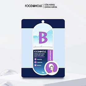 Mặt Nạ Vitamin B Hồi Phục, Mịn Da Foodaholic Derma Soothing Moisture Mask With VITAMIN B 23g