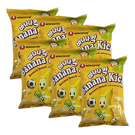 Combo 6 Gói Bánh Snack Chuối Nongshim (45g / Gói)