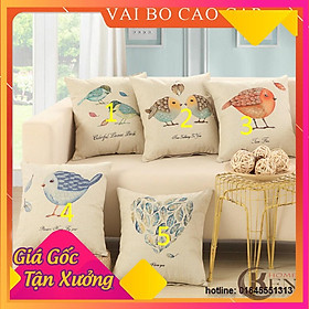 Mua Gối Tựa Lưng | Gối Tựa Sofa  Gối Vuông Trang Trí In Hoạt Tiết Hoa Lá Hiện Đại Kích Thước 45x45cm