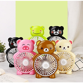 Mua Quạt Mini 3 Cánh để Bàn Hình Thú Cute - Hàng Nhập Khẩu - Giao Hình Ngẫu Nhiên