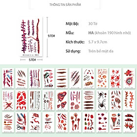 Bộ 60 Tờ Hình Xăm Dán Thời Trang, Hình Xăm Tattoo Cao Cấp Siêu Đẹp Như Hình Xăm Thật, Rất Nhiều Mẫu Hình Lựa Chọn, Chất Liệu An Toàn, Không Gây Hại Cho Da, Sử Dụng Đơn Giản Có Thể Xóa Dễ Dàng