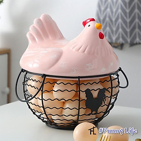Giỏ đựng trứng bằng thép không gỉ thiết kế độc đáo