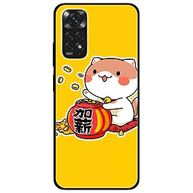 Ốp lưng dành cho Xiaomi Redmi Note 11 4G mẫu Mèo vung Tiền
