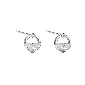 Bông Tai Nữ Bạc 925 Hình Hoa Cúc BEFALU - BT12