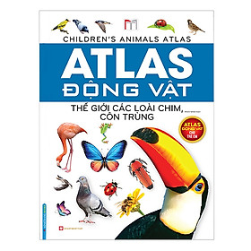 Sách - At.la.s động vật - Thế giới các loài chim, côn trùng