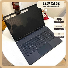 Bao da bàn phím Samsung Galaxy Tab S10 Ultra có Touchpad, giá đỡ đèn led phím có thể tháo rời