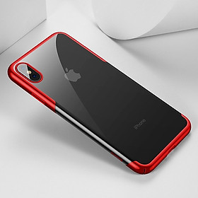 Ốp lưng viền màu mạ crom dành cho iPhone XS MAX Hiệu Baseus Glillter (mỏng 0.6mm, chống va đập, gờ bảo vệ Camera, Mạ Crom sang trọng ) - Hàng chính hãng